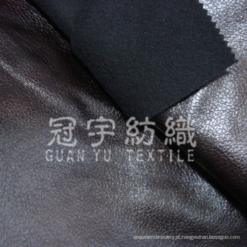 Tecido de imitação de couro camurça bronzeada para pano de têxteis-lar